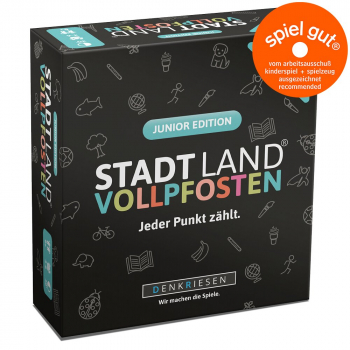 STADT LAND VOLLPFOSTEN® - Das Kartenspiel – JUNIOR EDITION