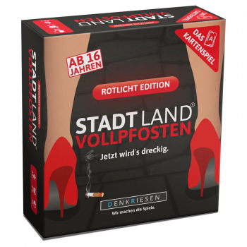 STADT LAND VOLLPFOSTEN® - Das Kartenspiel – ROTLICHT EDITION