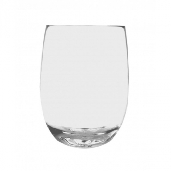 Glasklar kleines Wasserglas