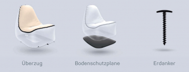 Bodenschutzmatte für Sitzsack