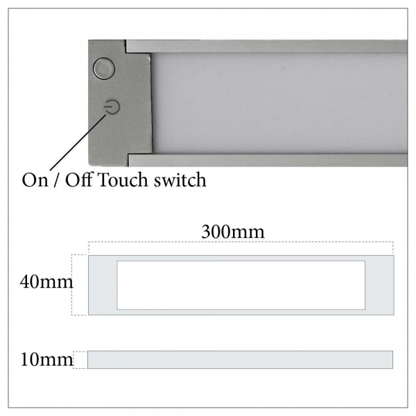 Mona-Lightbar 40cm