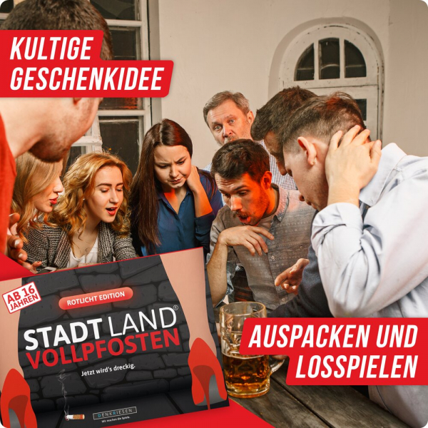 STADT LAND VOLLPFOSTEN® - ROTLICHT EDITION