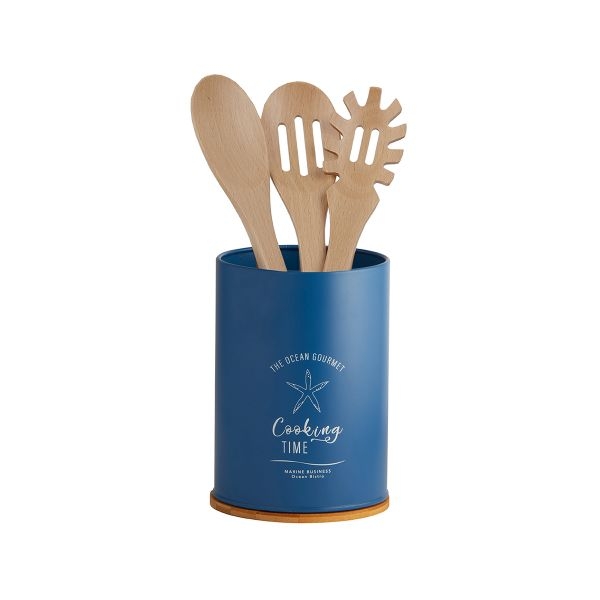 Menorca Utensilienhalter Set Blau