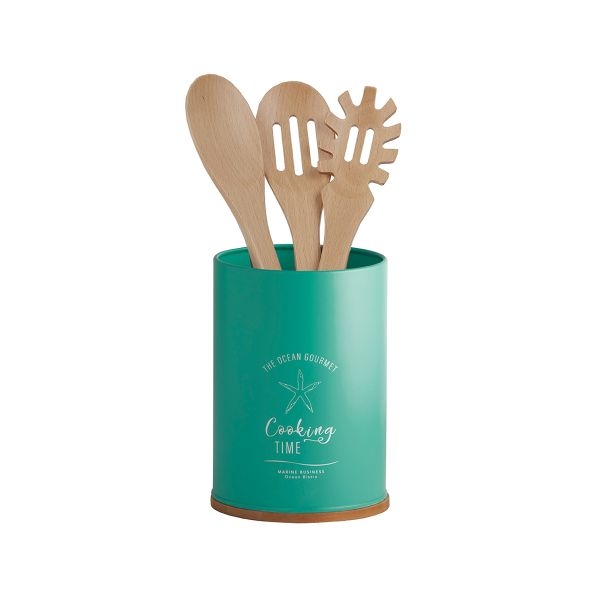 Menorca Utensilienhalter Set Acqua