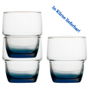 Stapelbares Weinglass-Set Blue, 6 Stk